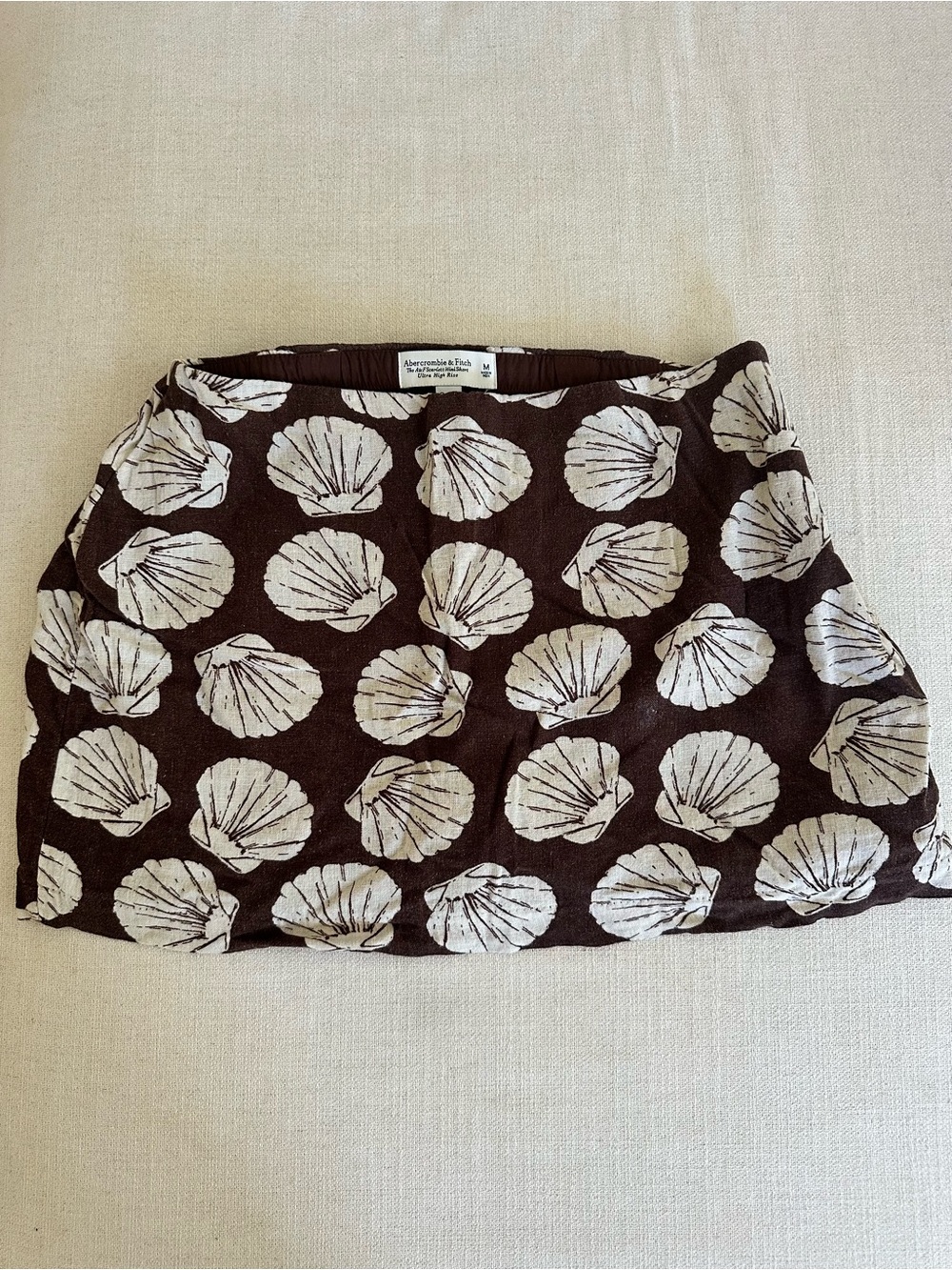 Abercrombie & Fitch Scarlett Linen Blend Skort